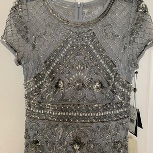 Adrianna Papell formal  color Silver Mist Size 6